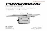 Operating Instructions and Parts Manual 6 Woodworking …content.powermatic.com/manuals/m_1791279DX.pdf · Repair Stations located throughout the United States can give you quick
