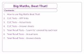 Big Maths, Beat That! - Games 4 Primarygames4primary.weebly.com/uploads/6/4/0/2/6402394/... · How to use ‘Big Maths Beat That! 2. CLIC Tests – APP links 3. CLIC Tests ... Children