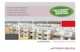AIRCRETE BUILDING SYSTEM - aircrete-europe.com Building... · AR, UNIQUE ADVANTAGES OF AIRCRETE BUILDING SYSTEM AST AND Y AAC HOUSING SOLUTION ... Finalise - Detailed report ... Calculate