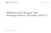 BillQuick-Sage 50 Integration Guide 2017 - BQE Software · BillQuick-Sage 50 Integration Guide 2017 . ... and Sage 50 Accounting® (formerly Peachtree – US ... Peachtree Quantum-Accountants'