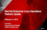Red Hat Enterprise Linux OpenStack Platform Updatepeople.redhat.com/mskinner/rhug/q1.2016/OSP8-roadmap.pdf · Red Hat Enterprise Linux OpenStack Platform Update ... Red Hat Enterprise