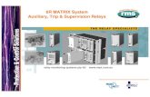 6R MATRIX System Auxiliary, Trip & Supervision Relaysrmspl.com.au/old/solutions/6rmatrix_pre_defined_application.pdf · 6R MATRIX System Auxiliary, Trip & Supervision Relays Why they