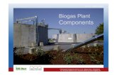 Biogas Plant Components - EIHP plant components ... homogenisation Insertion transport, ... • Transport and supply plays an important role in the operation ofa plant