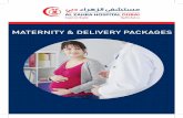 MATERNITY & DELIVERY PACKAGES - Best Hospital in …azhd.ae/images/maternity_package.pdf · MATERNITY & DELIVERY PACKAGES. ... Ultrasound Screening (clinic) – 2 (at 28, 34 - 36