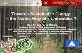 Towards Sustainable Energy: – the Nordic Way of … · Towards Sustainable Energy: ... Van Krevelen diagram displaying biomass and fossil fuel differences ... Department of Biology