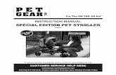 INSTRUCTION MANUAL SPECIAL EDITION PET …petgearinc.com/Instructions/18/Product Series-PG8250XX.pdfINSTRUCTION MANUAL SPECIAL EDITION PET STROLLER PG8250 ... 2-Washers 2-Cotter Pins