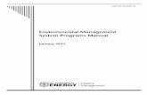 Environmental Management System Programs Manual · Environmental Management System Programs Manual January 2012 LMS/POL/S04388-3.0