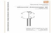 Ultrasonic Anemometer 3D - Biral WORLD OF WEATHER DATA -THE WORLD OF WEATHER DATA -THE WORLD OF WEATHER DATA Operating Instructions 021507/09/13 . Ultrasonic Anemometer 3D 4.383x.xx.xxx