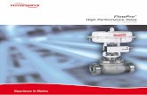 FlowProTM High Performance Valve - Flexachem ANSI.pdf · sitioner facililates trouble free expan-sion to allow for the communication capability of the FLOWPRO Valve Sy-stem. With