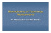 Biomechanics of Total Knee Replacementsibruce/courses/EE3BA3_2005/EE3BA3... · Biomechanics of Total Knee Replacements By: ... Biomechanics Kinematics: ... stance phase of climbing