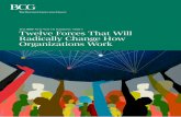 Twelve Forces that Will Radically Change the Future of …image-src.bcg.com/Images/BCG-Twelve-Forces-that-Will-Radically... · 6 Twelve Forces That Will Radically Change How Organizations