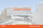 Information Technology - Langara College · Presentation of plan at ... (replacing the current BRM process). INFORMATION TECHNOLOGY Project Domino - Update Network, A/V & Client
