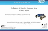 Evaluation of Mobility Concepts for a Martian Roverewh.ieee.org/conf/icra/2008/workshops/PlanetaryRovers/… ·  · 2008-07-15Evaluation of Mobility Concepts for a Martian Rover