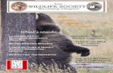 2014 Autumn Edition Newsletter - THE WILDLIFE …wildlife.org/wp-content/uploads/2016/01/WY-TWS_newsletter_Autumn...2014 Autumn Edition Newsletter ... while it has a chance to lead