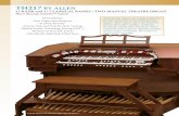 TM - Allen   6 dynamic GeniSysTM Voices! Allen theatre organs are widely acclaimed for their authentic sound of theatre pipe organs. These organs start with the finest