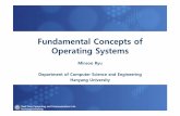 FundamentalConcepts of OperatingSystems - Hanyangrtcc.hanyang.ac.kr/sitedata/2016_Grad_OS/Lecture... · (responsible for hardware management) 5 5 ... Interrupt & Exception Handlers
