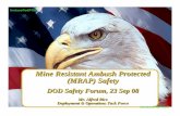 Mine Resistant Ambush Protected (MRAP) Safety Mishap Trends (Rice).pdf · Mine Resistant Ambush Protected (MRAP) Safety DOD Safety Forum, ... Bolt and cotter pin release ... MRAP