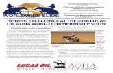 In this issue: AQHA Lucas Oil World Championship Show …worldwideslide.com/Nov23_lowres.pdfAnita Horn of Moore, Okla- ... ugly sweater for a chance to win a prize for the most ...