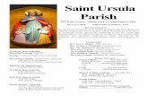 Saint Ursula Parish bulletin.pdfSaint Ursula Parish ... PSP for 2018-19 will begin this month. Page 3 ST. URSULA PARISH ... (1 Corinthians 9:16-19, 22-23).
