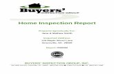Home Inspection Report - buyersinspectiongroup.com Inspection Report Prepared Specifically For: Jane & Mathew Smith Inspected Address: 100 Maple Wood Lane Greenville, SC 29605 Report