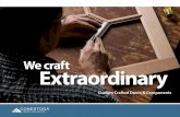 We craft Extraordinary - Conestoga Wood Specialties craft Dependable 14 ... ageless allure. ASHTON PP OEP: E-19 IEP: CS-A ... ultra-durable construction. Textures abound and beg to