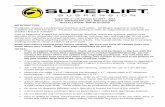 4” Lift System for 2007 - 2011 JEEP WRANGLER (JK) 4WD … · FORM #5704.22-030613 PRINTED IN U.S.A. PAGE 1 OF 15 Superlift ® 4” Lift System for 2007 - 2011 JEEP WRANGLER (JK)