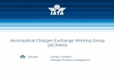 Aeronautical Charges Exchange Working Group (ACXWG) · billing data elements for calculation of billing data of aeronautical ... Dep STO Dep IATA Loc Dep Term BA971 06/10/2013 06:55