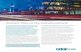 Smart Security Governance - ELEXON Security Governance ... Alignment and compliance with ISO27001 ensures ELEXON has an acceptable level of security in place for delivering the BSC