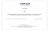 TENDER FOR ENGAGEMENT OF COURIER AGENCY … · tender for engagement of courier agency for dispatch ... ... engagement of courier agency for dispatch of ifci’s annual report for