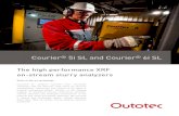 Courier 5i SL and Courier 6i SL - Outotec · management, monitoring and ... used to set up and modify the operation of the Courier analyzer. ... The Courier system is able to measure