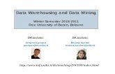 Data Warehousing and Data Mining - Computer Science / … ·  · 2016-12-20• Jiawei Han and Micheline Kamber, “Data Mining: Concepts and Techniques”, Second Edition, 2006 •