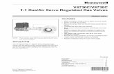 65-0281 V4730C/V8730C 1:1 Gas/Air Servo … 1:1 GAS/AIR SERVO REGULATED GAS VALVES 3 65-0281 Table 2. Flange Kits. Manual Shut-Off Valve Kits: 50002653-001 for …