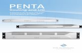PENTA brochure - Itadeldanmon.dotnet.dir.dk/.../1_Brochures_and_leaflets/Penta_brochure.pdf · brand name. Top quality ... auto swithing. ... The PENTA 725 is a 1U AES3 digital audio