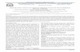 INTERNATIONAL RESEARCH JOURNAL OF PHARMACY ·  · 2014-07-23Adimoolam Senthil et al. IRJP 2012, 3 (3) Page 292 INTERNATIONAL RESEARCH JOURNAL OF PHARMACY ISSN 2230 – 8407 Research