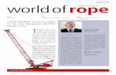 world of rope - CASAR of rope published by CASAR Page 2 5S IN ASSEMBLY Page 4 TRAIN IN SYDNEY RUNS BETTER WITH CASAR PARAPLAST Page 5 LANKO®DEEP AHC – OTC SPOTLIGHT ON NEW TECHNOLOGY
