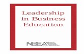 Leadership in Business Education€¦ ·  · 2015-06-22Leadership in business education is critical if the profession is to ... 5. Have groups identify do’s and don’ts of international