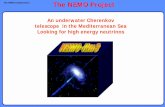 The NEMO Collaboration The NEMO Projectpeople.na.infn.it/~barbarin/MaterialeScientifico/NEMO/km3NEMO/nemo.pdfThe NEMO Collaboration The NEMO Project ... • auto re-configuration in