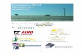 Community Wind Development Handbook - AURI Wind... · Community Wind Handbook ... It includes a primer on wind resource ... more jobs than a coal plant and 66% more than a natural