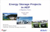 Energy Storage Projects in AEP 2009 Peer Review - Energy...1 EESAT 2009 October 4 -7 Seattle Ali Nourai American Electric Power Chairman, Electricity Storage Association Energy Storage
