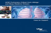 UCSF Pulmonary Critical Care Allergy and Sleep … the Urgency? The UCSF Pulmonary, Critical Care, Allergy, and Sleep Medicine Division is dedicated to developing prevention measure
