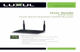XWR-600 Dual-Band Wireless 600N Router - Datatailmedia.datatail.com/docs/manual/280543_en.pdf · XWR-600 Dual-Band Wireless 600N Router ... function, or design. No ... The following