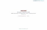 IBM - CertKill · s@lm@n IBM Exam C8010-240 IBM Sterling Configurator V9.1, Deployment Version: 6.0 [ Total Questions: 112 ]