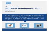 Swaroop Autotechnologies Pvt. Ltd. - air gauges Us Established in the year 2004, we, “Swaroop Autotechnologies Pvt. Ltd.” are counted among the prominent ISO 9001:2008 certiﬁed
