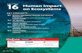 CHAPTER16 Human Impact on Ecosystems - Edl · Malthus wrote a controversial essay in which he claimed that the human ... nonrenewable resource. MAIN IDEA Effective management of ...