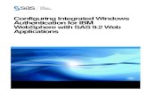 Configuring Integrated Windows Authentication for IBM ...support.sas.com/archive/thirdpartysupport/v92/appservers/IWAWebS… · Windows server. The process by which WebSphere creates