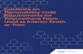Guidance on Flammability Code Requirements for Polyurethane … · Guidance on Flammability Code Requirements for Polyurethane Foam Used as Interior Finish or Trim AX-431-2012 2 Purpose