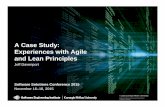 A Case Study: Experiences with Agile and Lean Principles · from applying Agile and Lean methods in a government software development environment. Agile and Lean Methods. 7 A Case