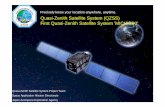Quasi-Zenith Satellite System (QZSS) First Quasi … Satellite System (QZSS) First Quasi-Zenith Satellite System 'MICHIBIKI' Quasi-Zenith Satellite System Project Team Space Application