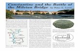 Constantine and the Battle of the Milvian Bridge by … and the Battle of the Milvian Bridge by Peter E. Lewis Figure 3 – View of the Tiber River and the Milvian Bridge. (Source: