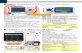 SINGLE CHANNEL PALM ECG: CARDIO-A AND CARDIO-B · ECG, MONITORS & ULTRASOUND 271 • 33220 SINGLE CHANNEL ECG 100G - large LCD display waveform and data - high-resolution thermal
